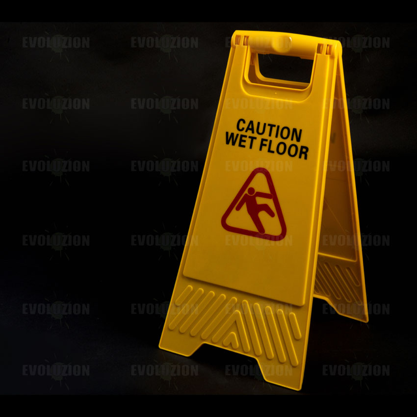 Wet floor panel